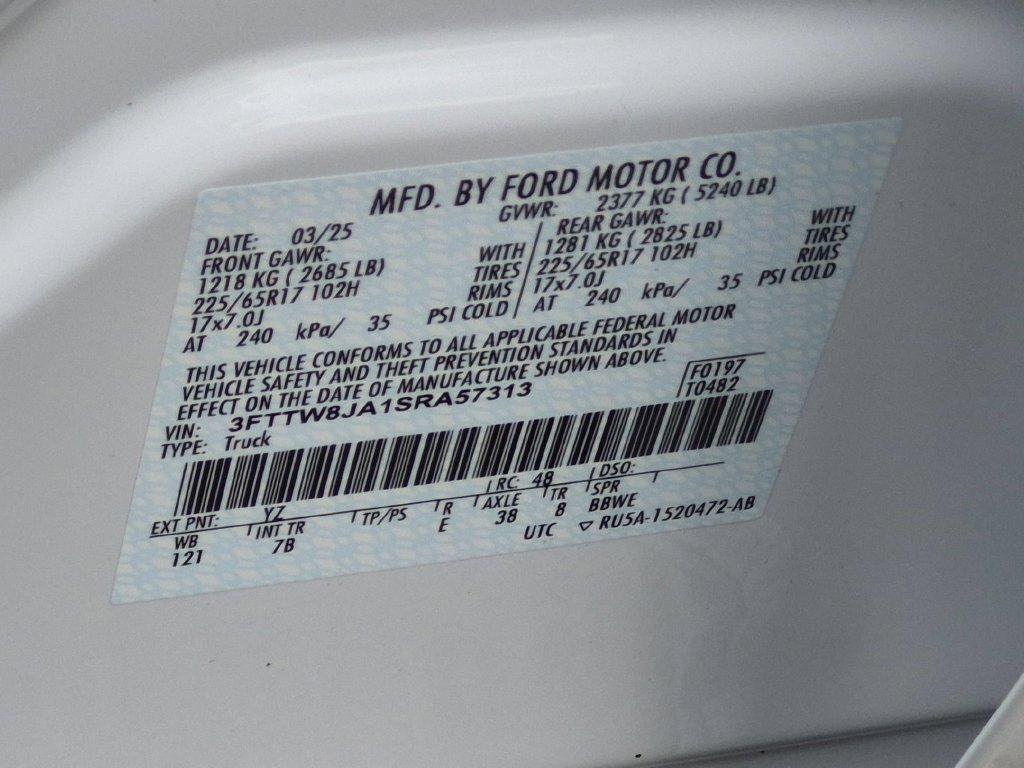 Used 2025 White Ford XLT image 25