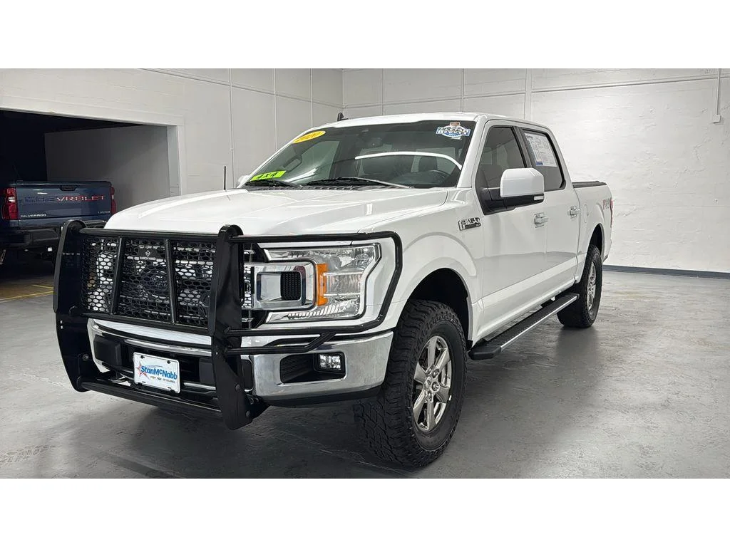 Used 2020 Oxford White Ford XLT Super Crew  4x4 3.5L 1 Owner 302A image 16