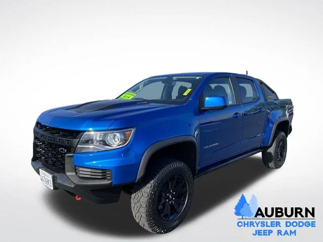 Used 2022 Blue Chevrolet ZR2 image 3