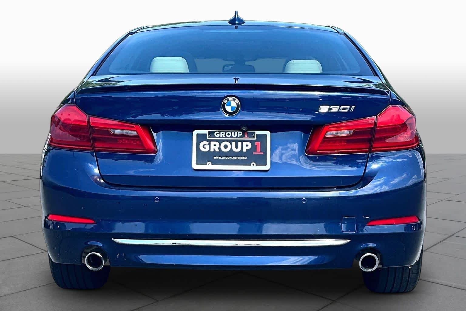 Used 2018 Mediterranean Blue Metallic BMW 530i image 4