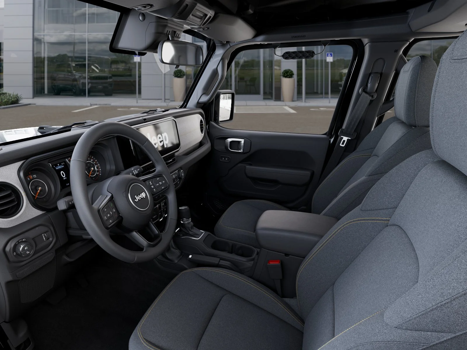 New 2026 Black Clear-Coat Exterior Paint Jeep Sport S image 48