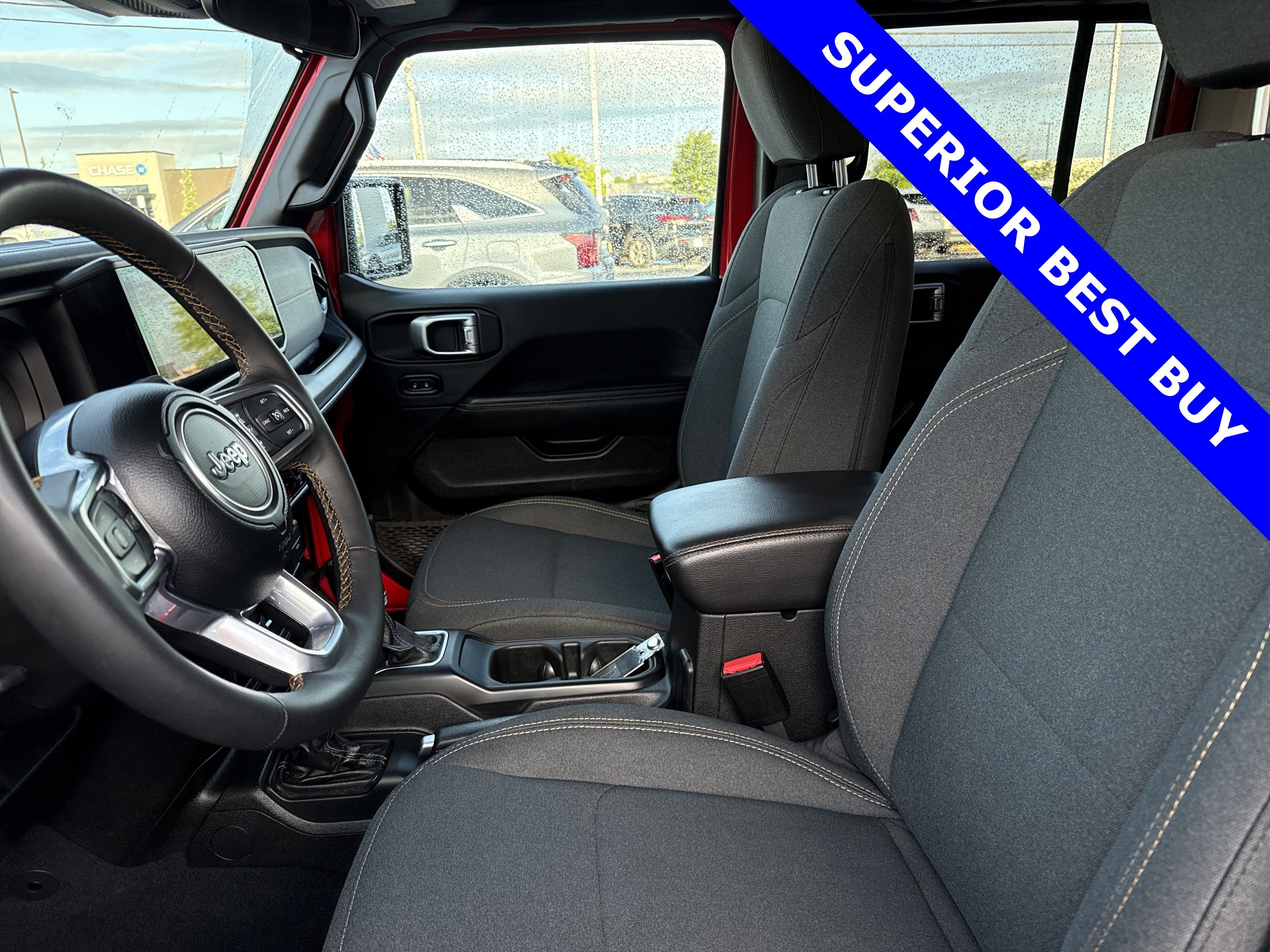 Used 2025 Firecracker Red Clearcoat Jeep Sahara 4WD image 5