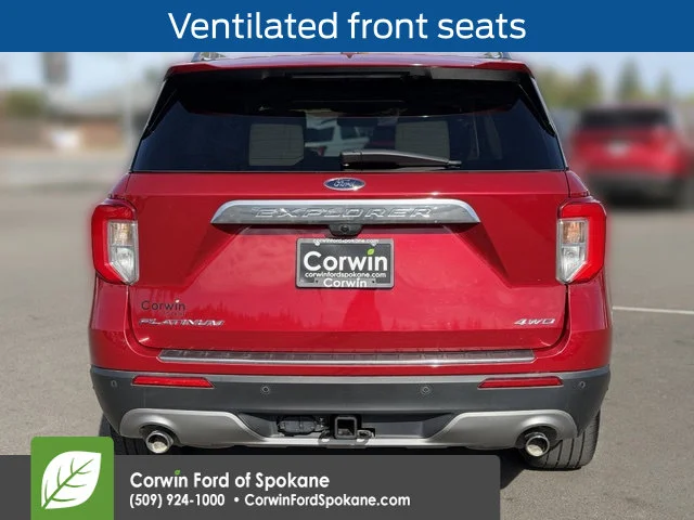 Certified Used 2022 Rapid Red Metallic Tinted Clearcoat Ford Platinum image 19