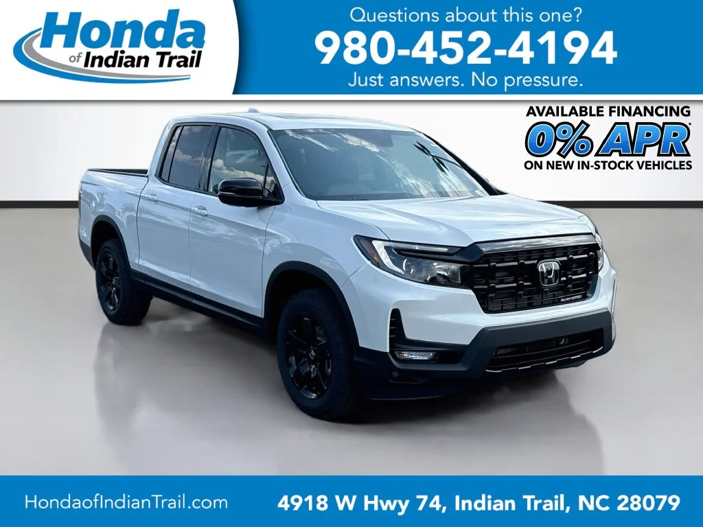 New 2026 Platinum White Pearl Honda Black Edition image 1