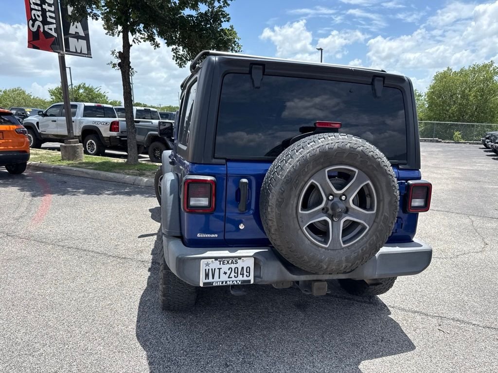 Used 2018 Blue Jeep Unlimited Sport S image 37