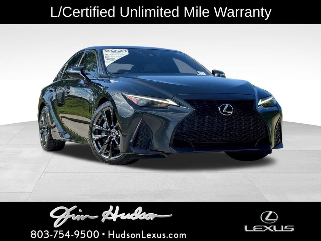 Certified Used 2021 GRAPHITE BLACK GF. Lexus 350 F SPORT image 1