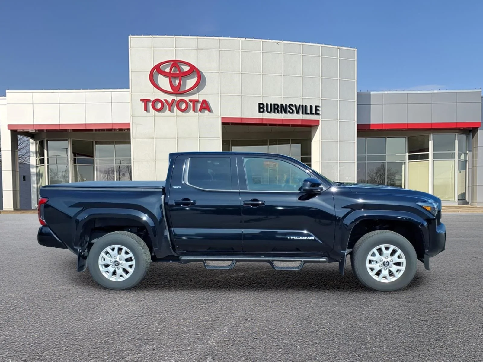 Certified 2025 Toyota Tacoma SR5 with VIN 3TMLB5JN2SM188289 for sale in Burnsville, Minnesota
