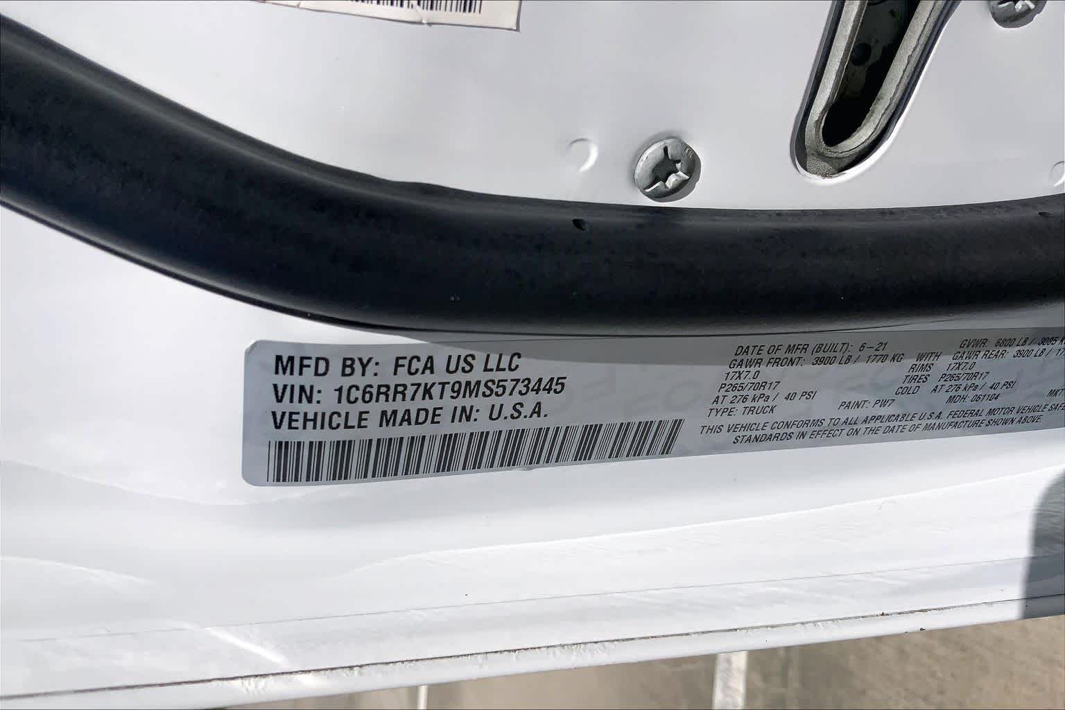 Used 2021 Bright White Clearcoat Ram Tradesman image 30