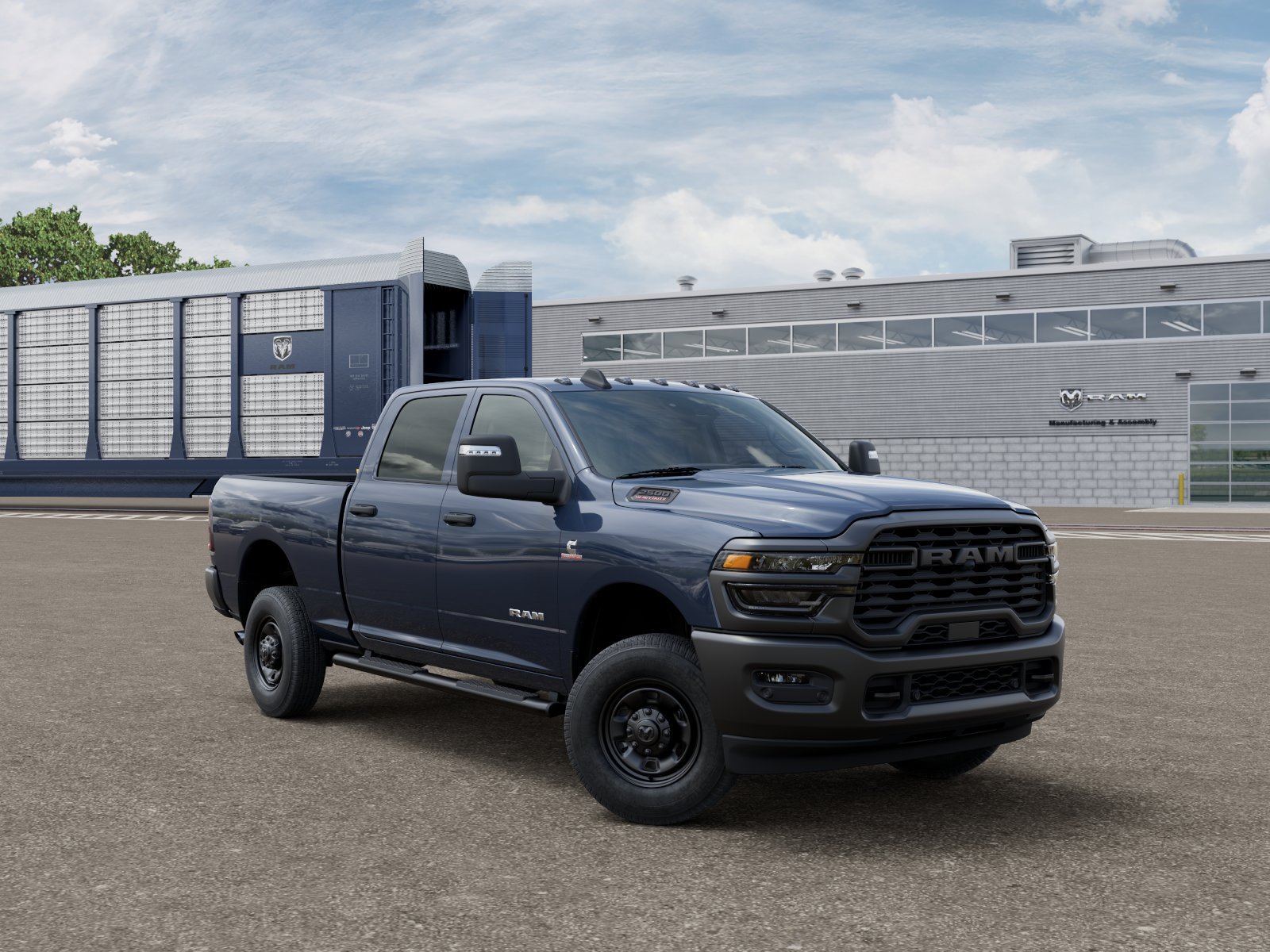 New 2026 Forged Blue Metallic Exterior Paint RAM Warlock image 3