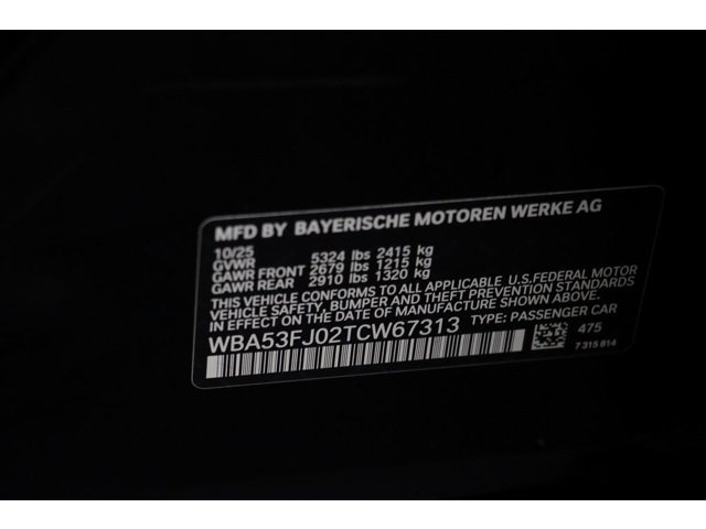 Certified Used 2026 Black Sapphire Metallic BMW 530i xDrive image 24