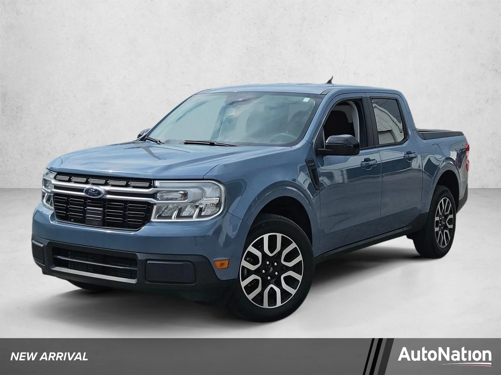Used 2024 Azure Gray Metallic Tri-Coat Ford LARIAT image 1