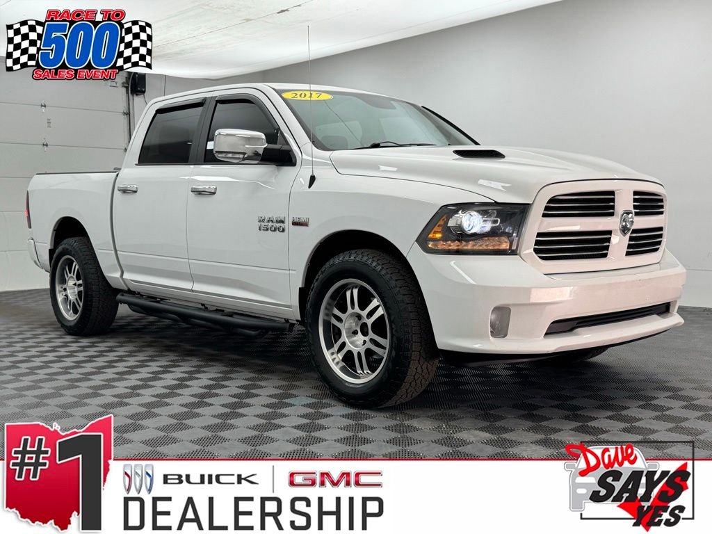 Used 2017 Bright White Clearcoat Ram Sport image 1
