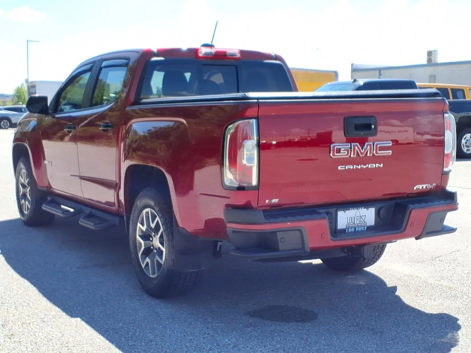Used 2021 Cayenne Red Tintcoat GMC 4WD AT4 with Leather image 5