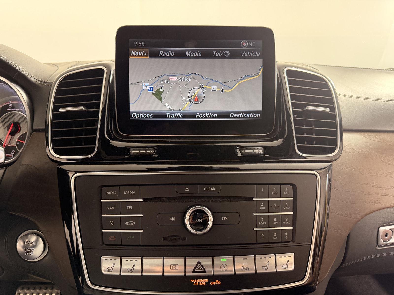 Used 2017 Obsidian Black Metallic Mercedes AMG GLS 63 image 36