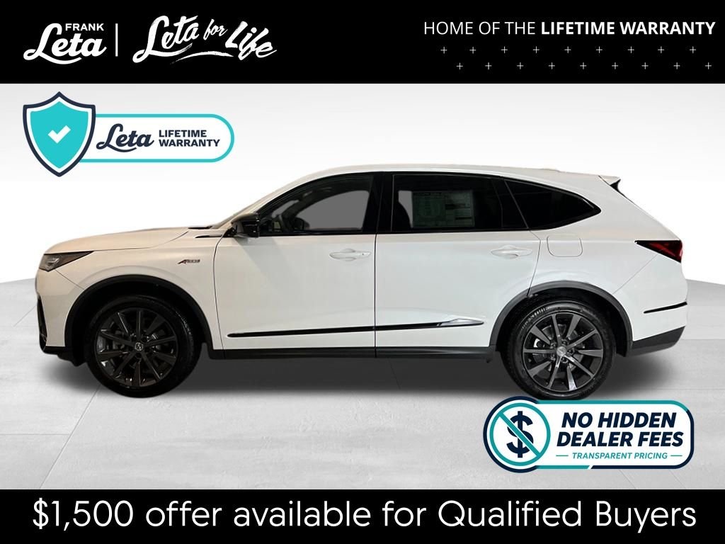 New 2026 Platinum White Pearl Acura w/A-Spec Package image 2