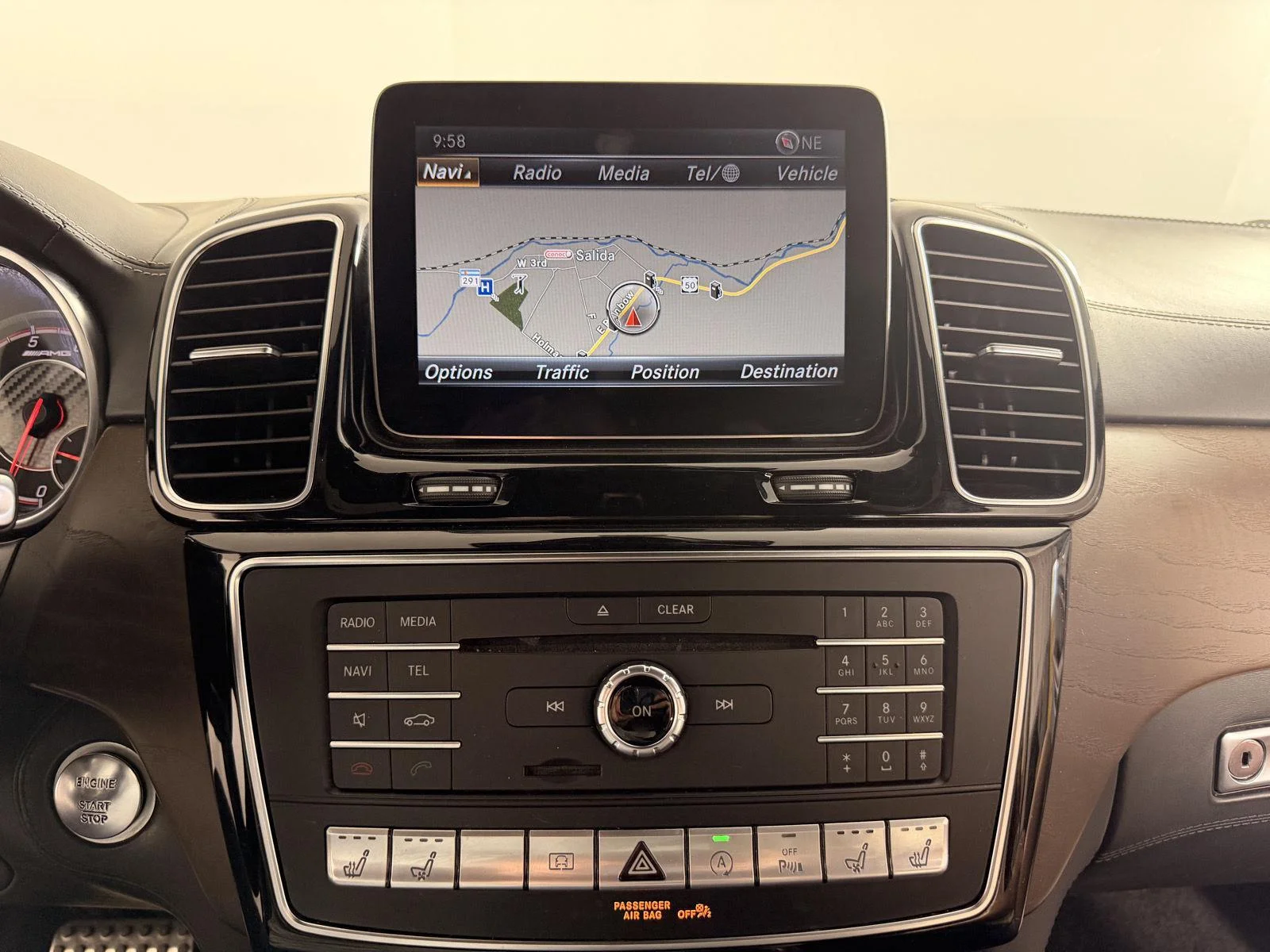 Used 2017 Obsidian Black Metallic Mercedes AMG GLS 63 image 36