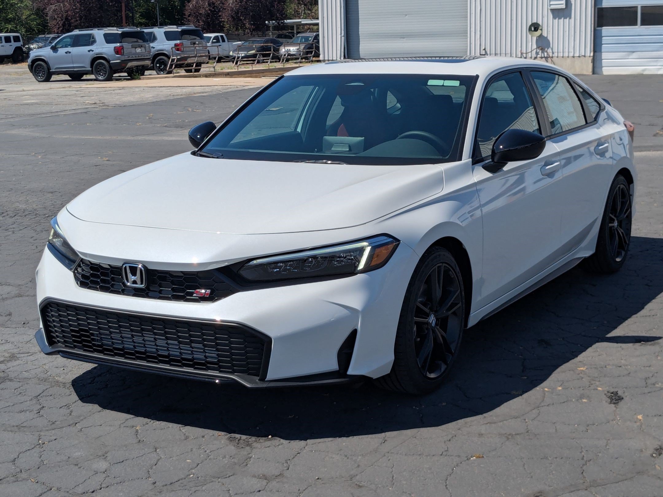 New 2026 Platinum White Pearl Honda Manual image 8