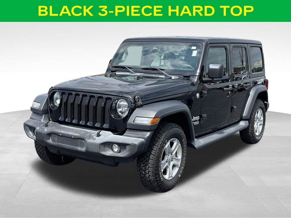 Used 2018 Black Clearcoat Jeep Unlimited Sport S image 3