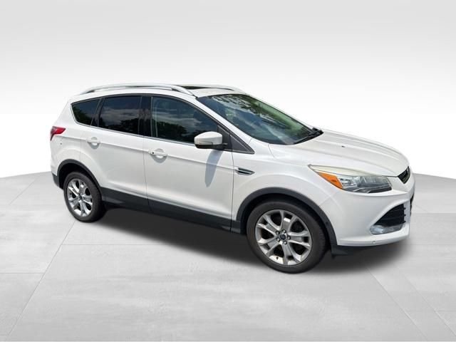 Used 2015 White Platinum Clearcoat Metallic Ford Titanium image 2