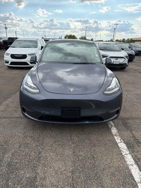Used 2021 Gray Tesla Long Range image 1