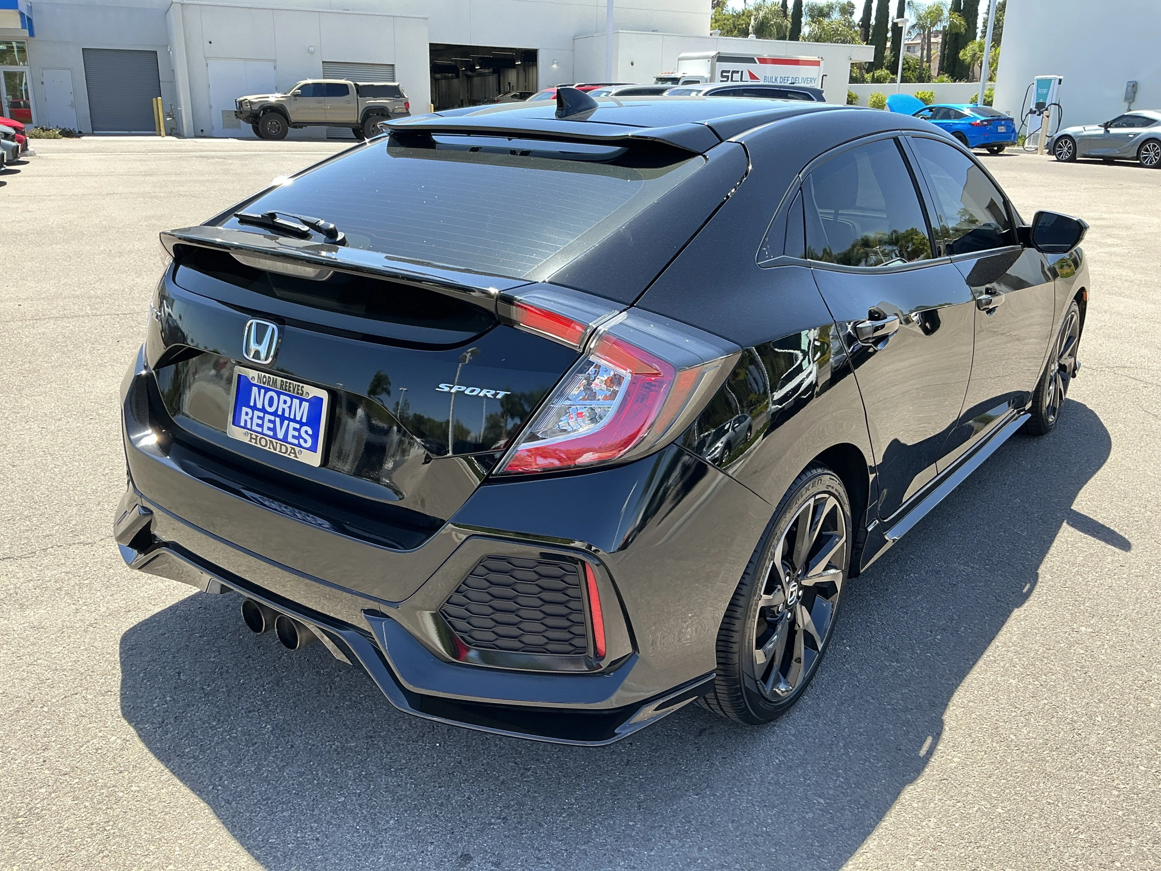 Certified 2018 Honda Civic Hatchback Sport with VIN SHHFK7H47JU432154 for sale in Vista, CA