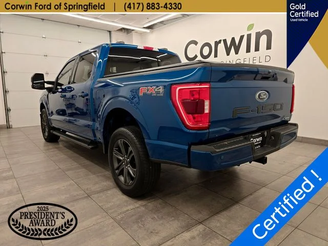 Certified Used 2023 Atlas Blue Metallic Ford XLT image 4