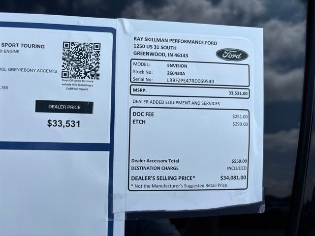 Certified Used 2024 Summit White Buick Sport Touring image 3