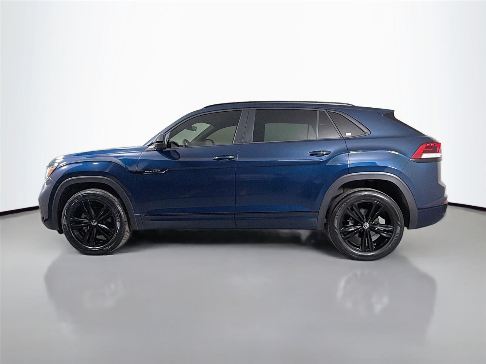 Certified Used 2023 Tourmaline Blue Metallic Volkswagen 2.0T SEL R-Line Black image 8