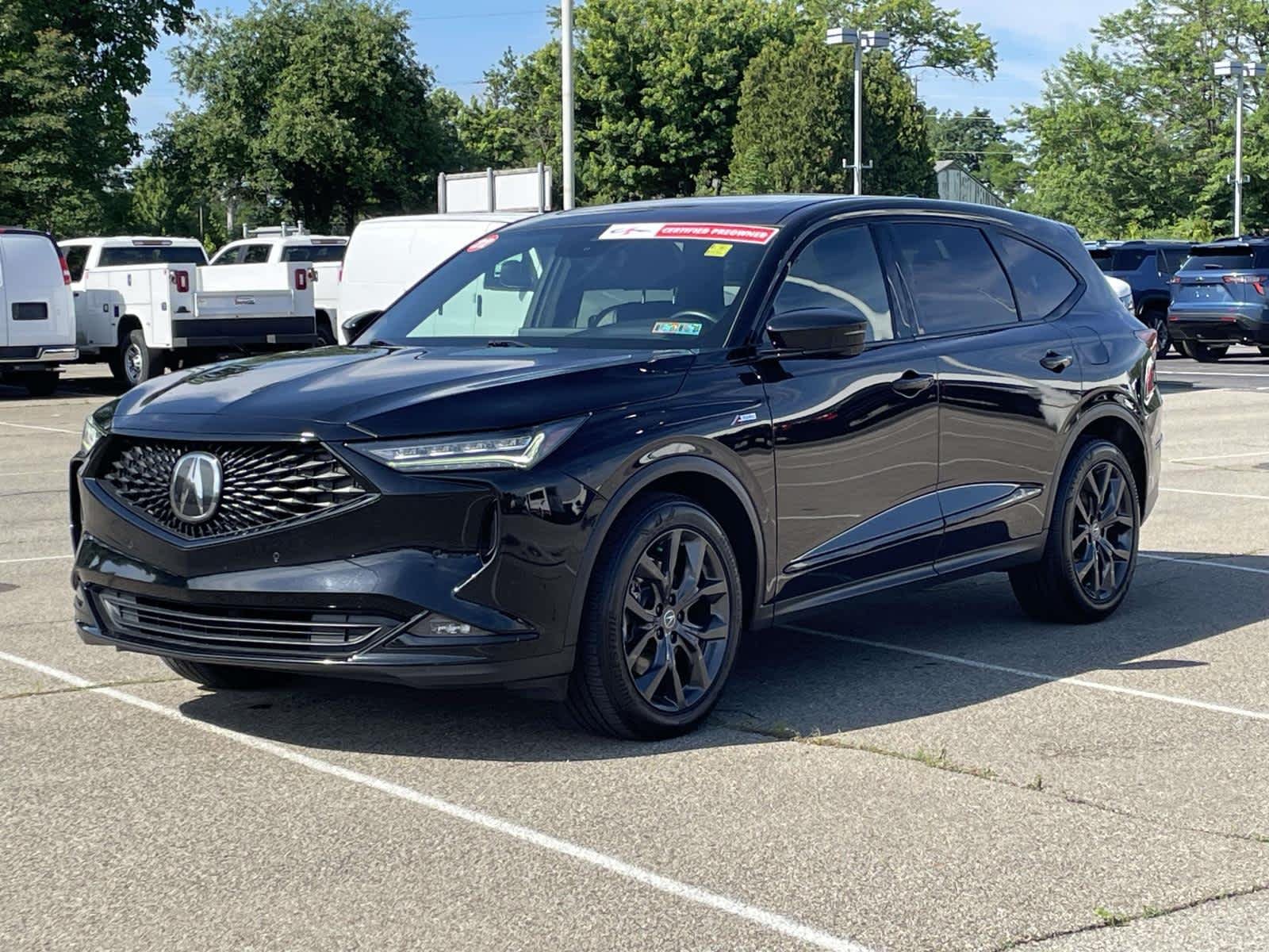Used 2022 Majestic Black Pearl Acura w/A-Spec Package image 7