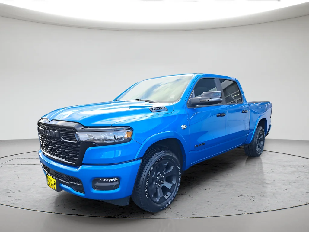 New 2026 Hydro Blue Pearl-Coat Exterior Paint RAM Big Horn/Lone Star image 1