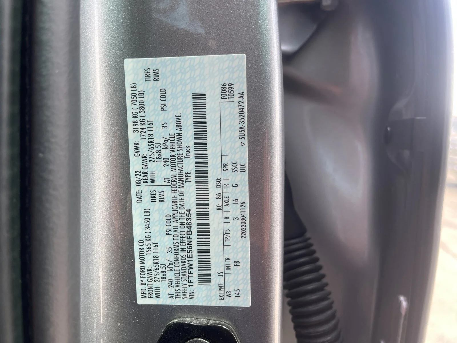 Used 2022 Silver Ford XLT image 31