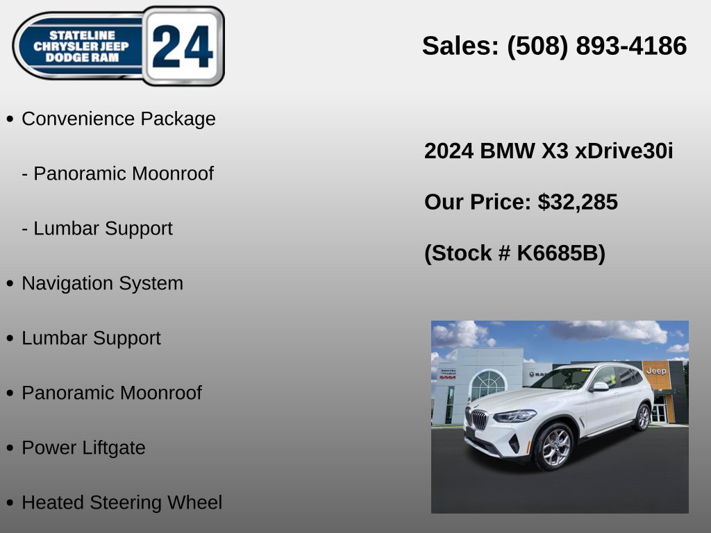 Used 2024 White BMW xDrive30i image 5