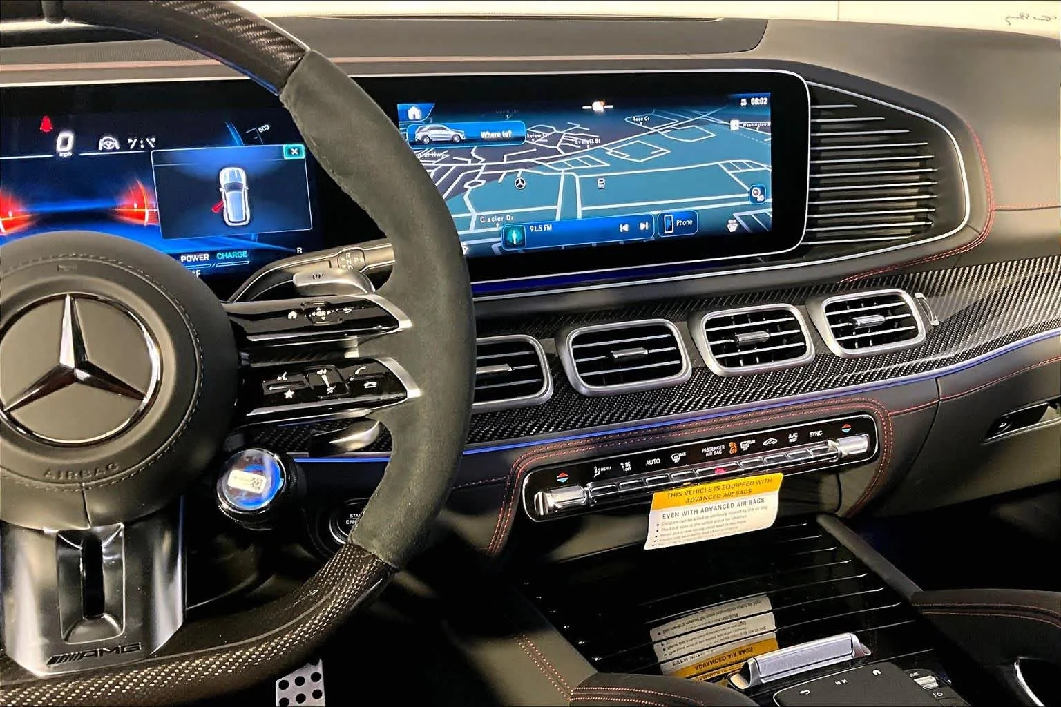 New 2026 MANUFAKTUR Moonlight White Metallic Mercedes-Benz AMG® GLE 63 S image 8