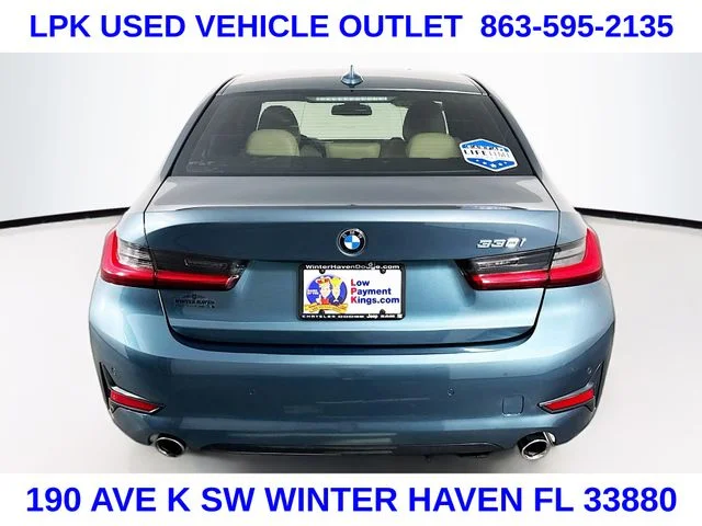 Certified Used 2020 Blue BMW 330i image 6