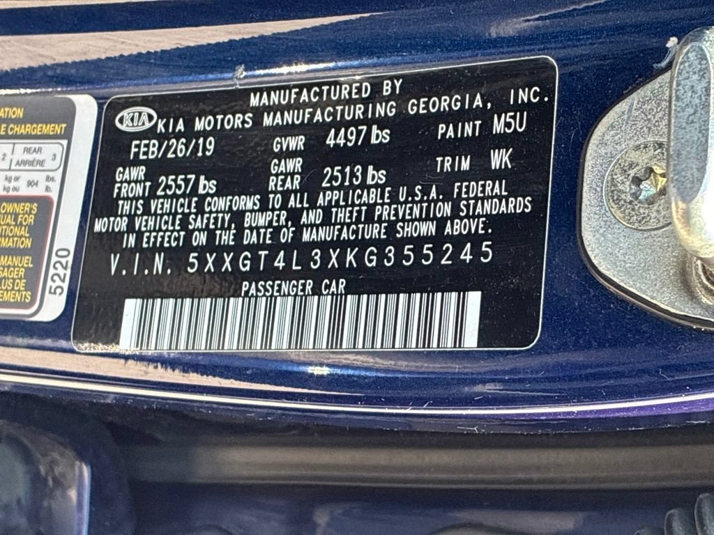 Used 2019 Horizon Blue Kia LX image 55