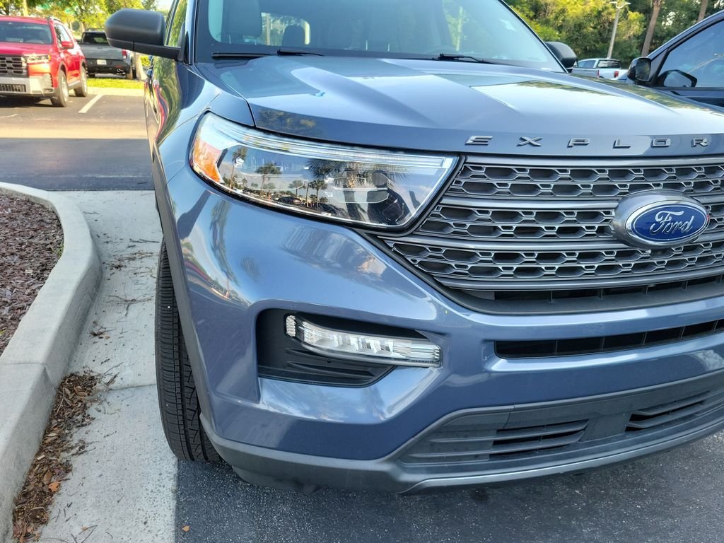 Used 2021 Blue Metallic Ford XLT image 8