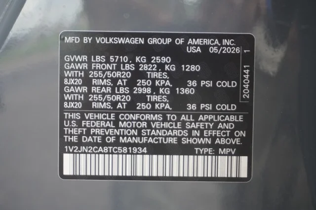 New 2026 Pure Gray Volkswagen 2.0T SE w/Technology image 37