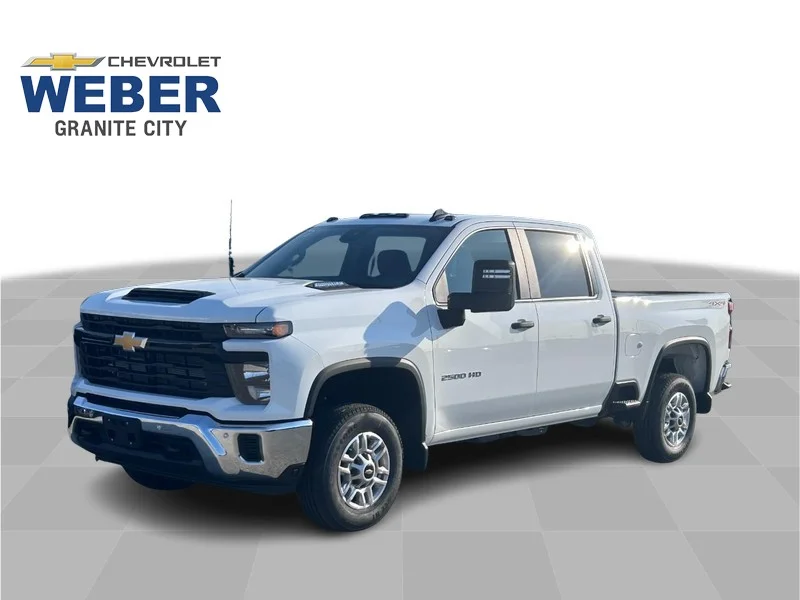 New 2026 Summit White Chevrolet 4WD Crew Cab 159" Work Truck image 1