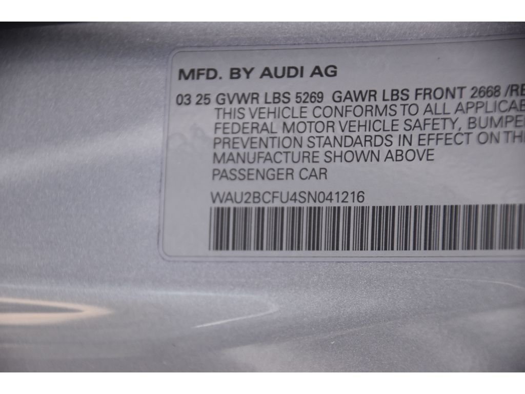Used 2025 Florett Silver Metallic Audi Premium Plus image 26