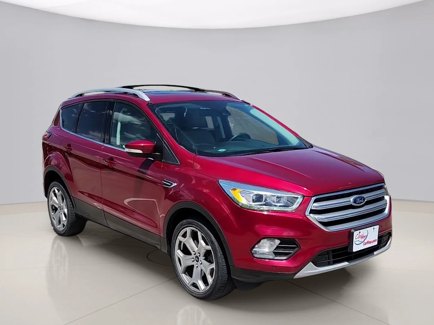 Used 2017 Red Ford TITANIUM image 7