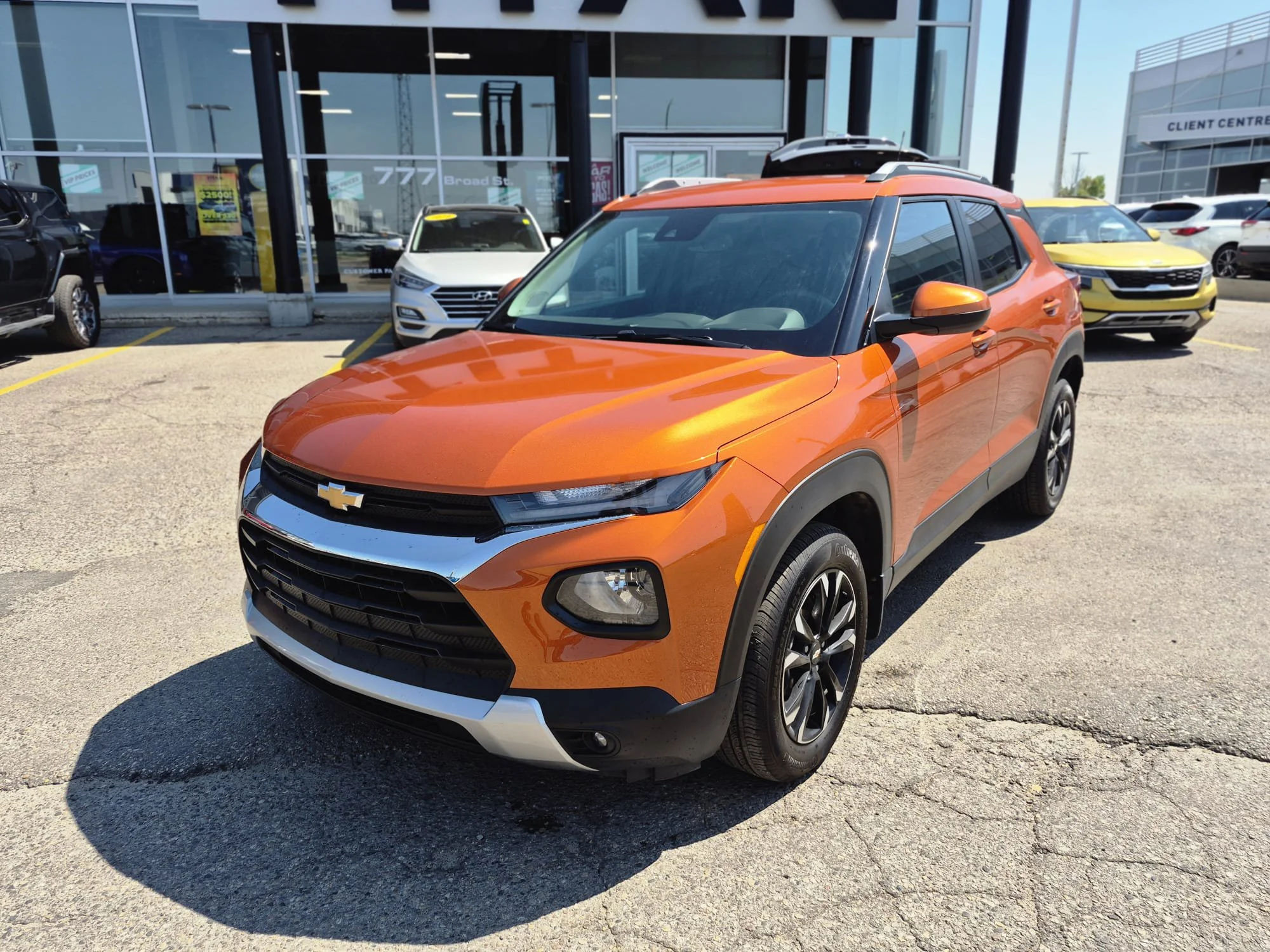 Certified Used 2023 Vivid Orange Metallic Chevrolet LT AWD*Htd Seats | Remote Start | Lane Keep Assist | Park Assist | CarPlay | Blind Spot Detection image 3