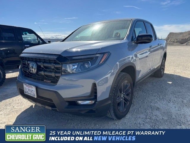 Gray 2025 Honda Ridgeline Sport AWD Pickup Truck All-Wheel Drive
