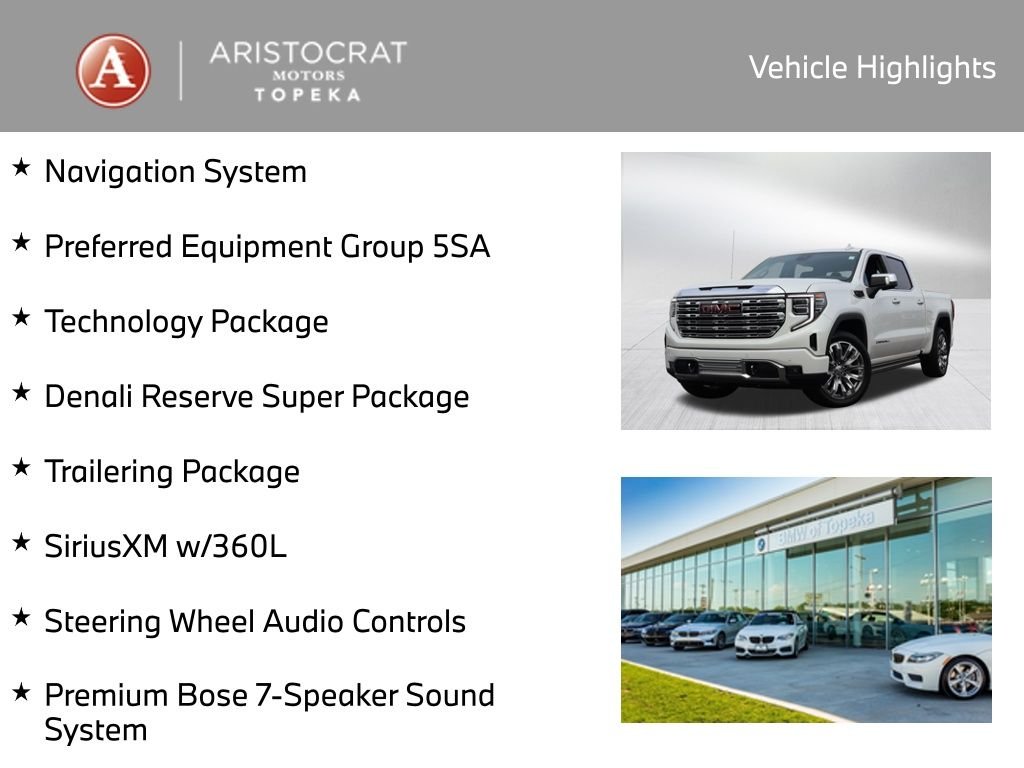 Used 2024 GMC Sierra 1500 Denali Denali with VIN 1GTUUGEL2RZ187753 for sale in Kansas City