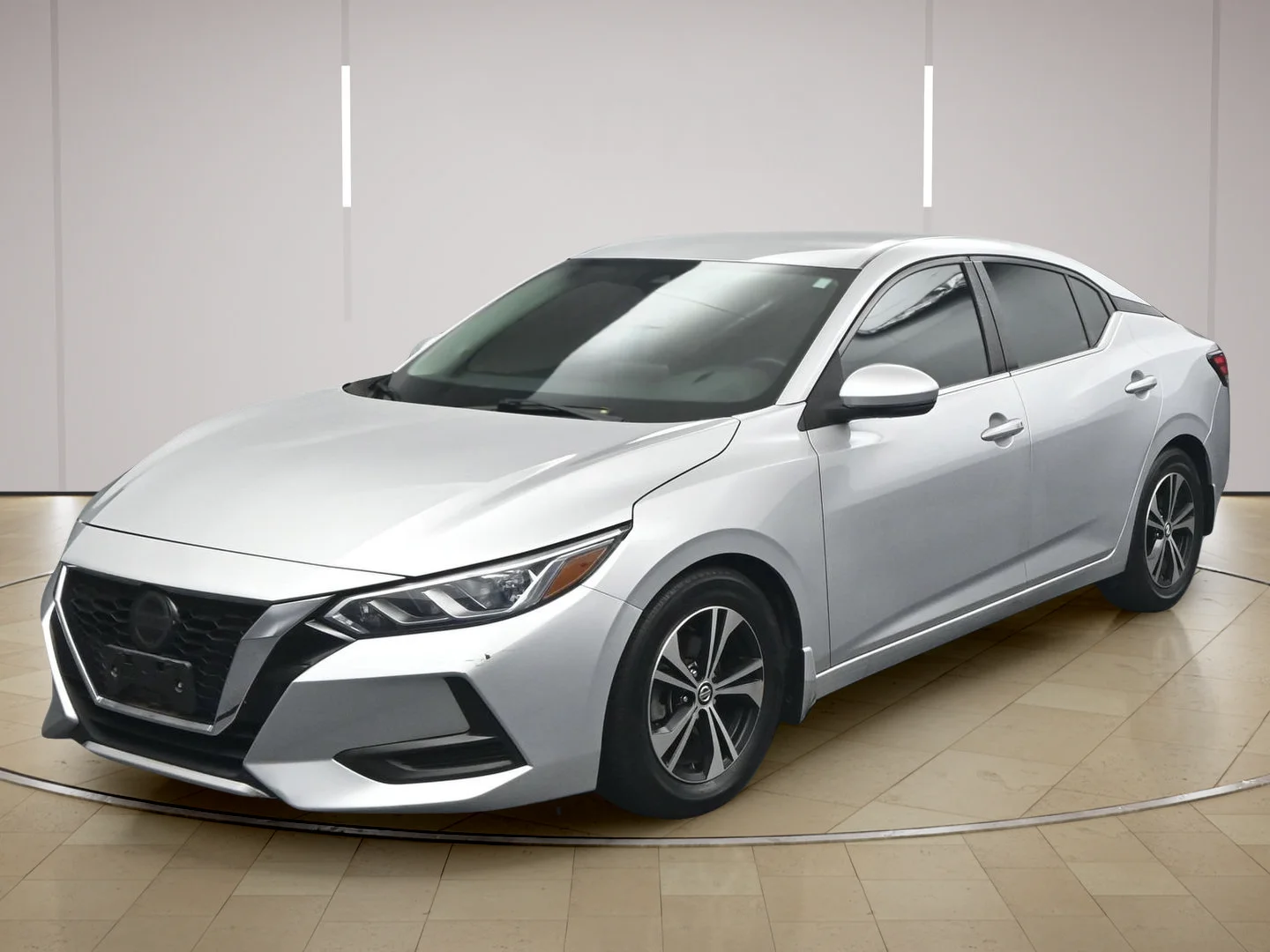 Certified Used 2020 Brilliant Silver Metallic Nissan SV image 3