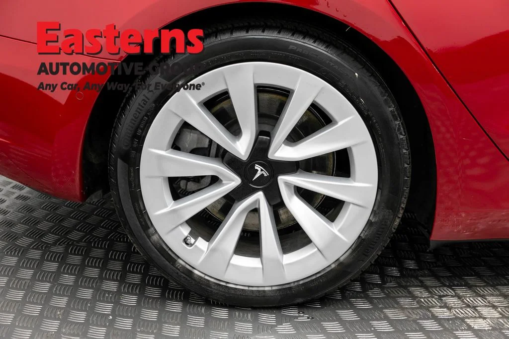 Used 2021 Red Tesla Standard Range Plus image 23