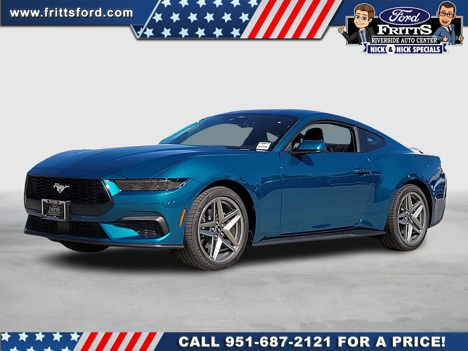 New 2026 Adriatic Blue Metallic Ford EcoBoost® Fastback image 1