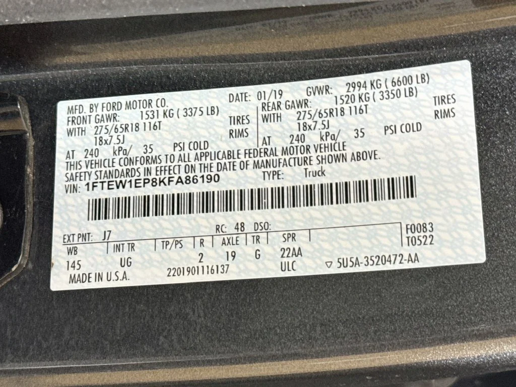 Used 2019 Gray Ford XLT image 39