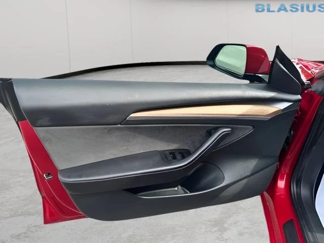 Used 2022 Red Tesla Performance image 7