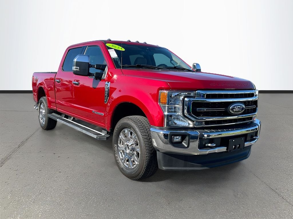 Used 2022 Red Ford Lariat image 1