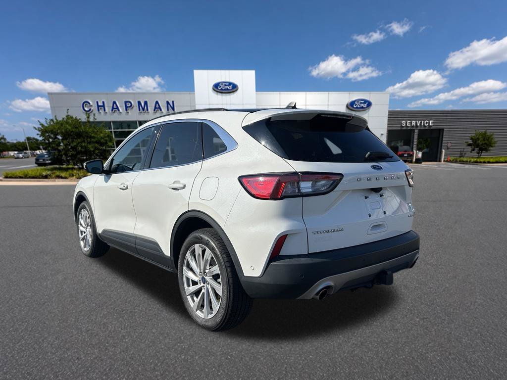 Used 2022 White Metallic Ford Titanium image 3